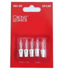 Ampoules De Rechange 10 V, 0,6W Pour Guirlande De Noël