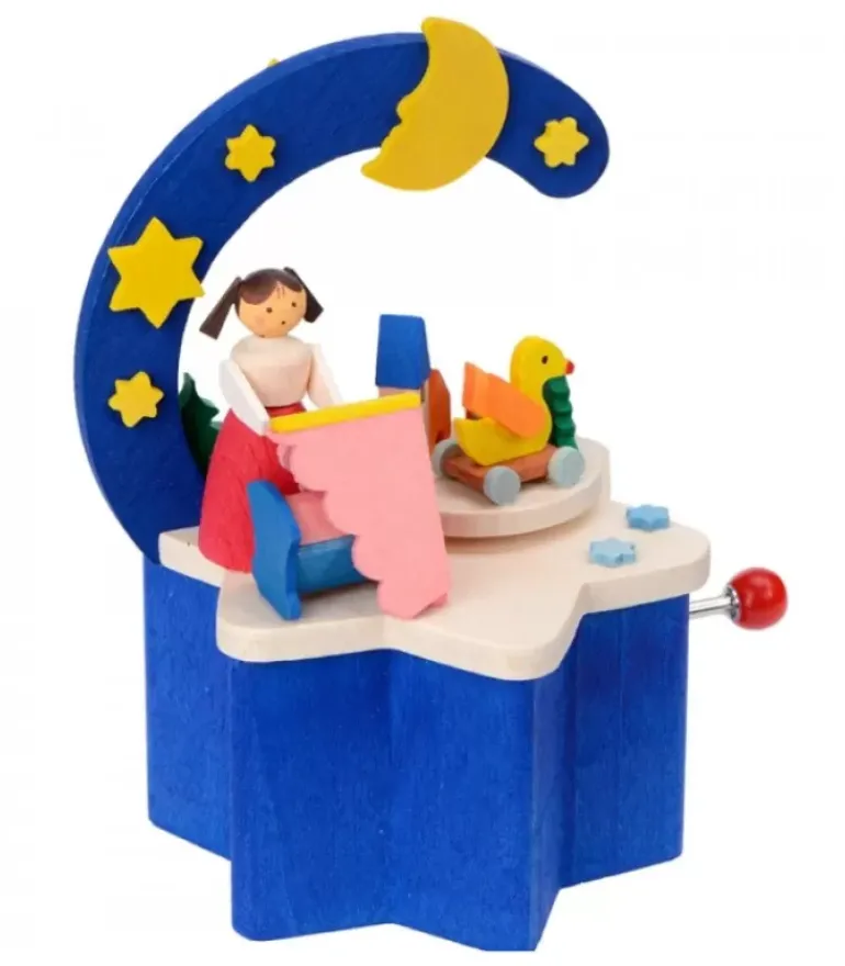 Boite A Musique A Manivelle Bleu, Chambre D'Enfant