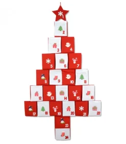 Calendrier De L'Avent Pour Enfant Forme Sapin