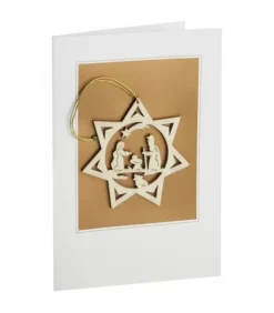 Carte De Voeux Avec Motif Nativite