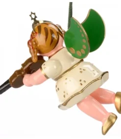 Déco Sapin De Noël, Ange Avec Un Violon