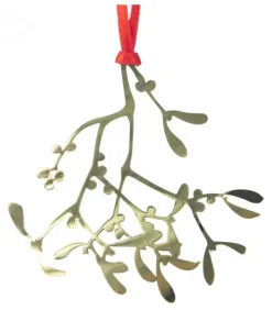 Déco Sapin De Noël, Branche De Gui A Suspendre