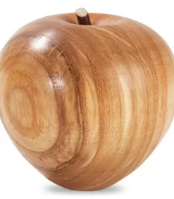 Fruit En Bois, Grande Pomme, 9 Cm