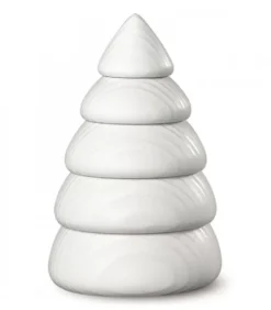Grand Sapin Design Blanc, 14 Cm
