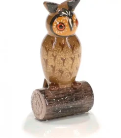 Hibou, Village De Noël Miniature