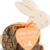 Lapin En Bois Couche, 9 Cm