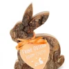 Lapin En Bois Couche, 8,5 Cm