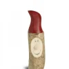 Lutin En Bois Père Noël Avec Bonnet Rouge Peint, 7 Cm