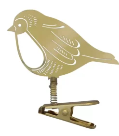 Oiseau A Clipser Sur Le Sapin De Noël