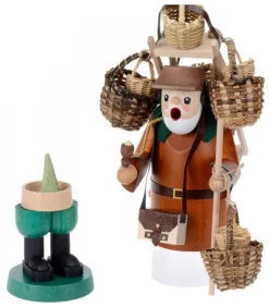 Personnage Brule-Encens Vendeur De Paniers