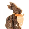 Petit Lapin En Bois Assis, 10 Cm