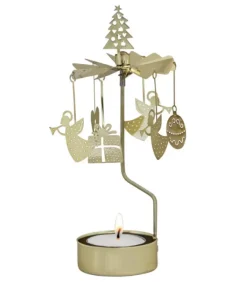 Photophore De Noël Cadeaux Or