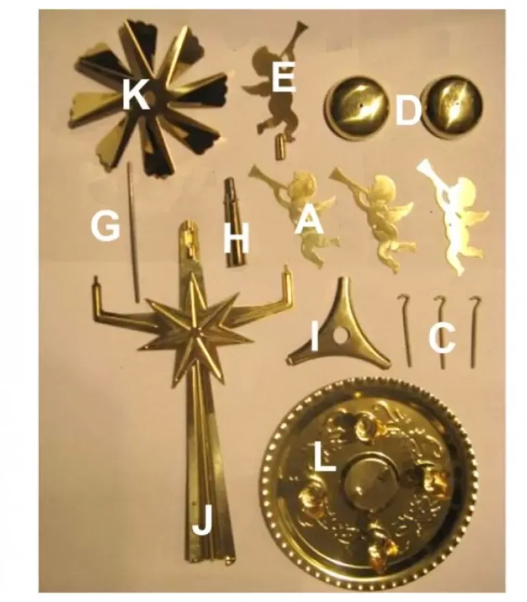 Pièces De Rechanges Pour Carillon Argent