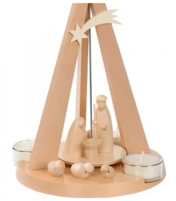 Pyramide De Noël Bois Au Design Moderne