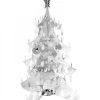 Sapin De Noël Design, Metal Argente, 19 Cm