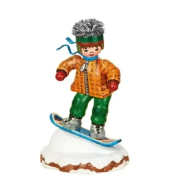 Village De Noël Miniature, Snowboarder